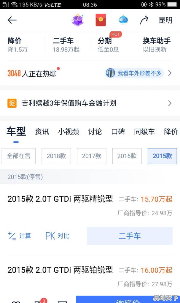 3年车龄的福特锐界，二手价15万多值吗 - 真时天下