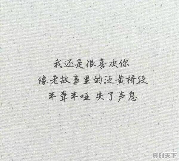 你听过最干净的句子是什么 - 真时天下