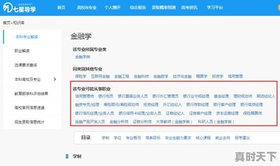 金融专业就业工资怎么样啊 - 真时天下